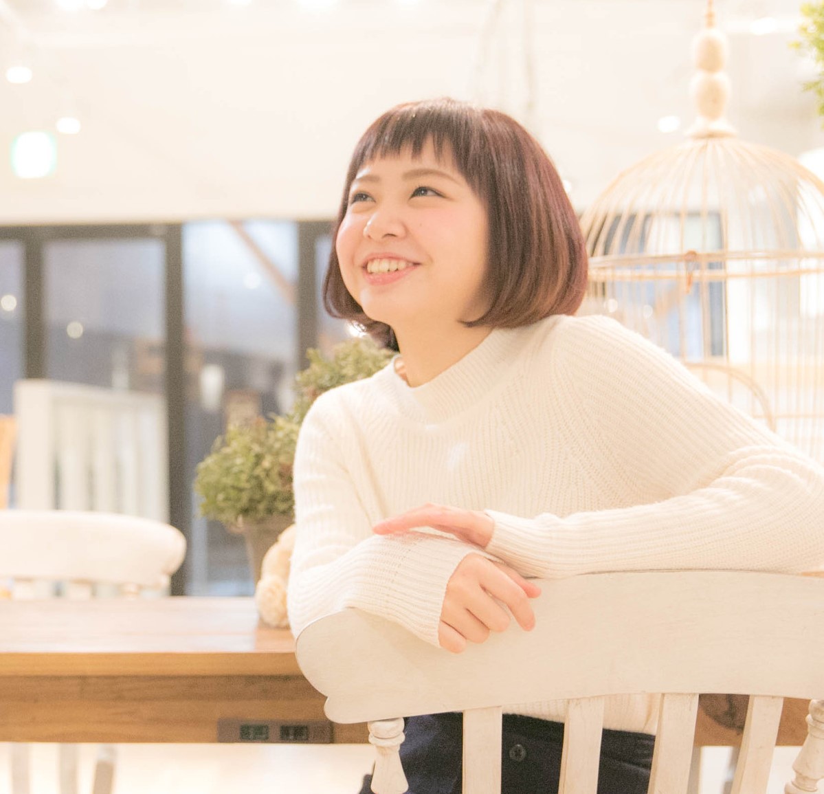 インナーカラーボブ